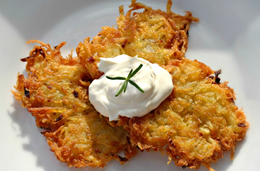 Placki ziemniaczane ze śmietaną